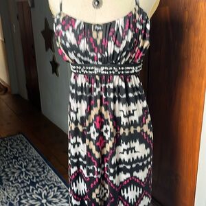 INC Aztec Print Maxi dress